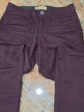 Democracy Skinny Jeans in Wine Burgundy